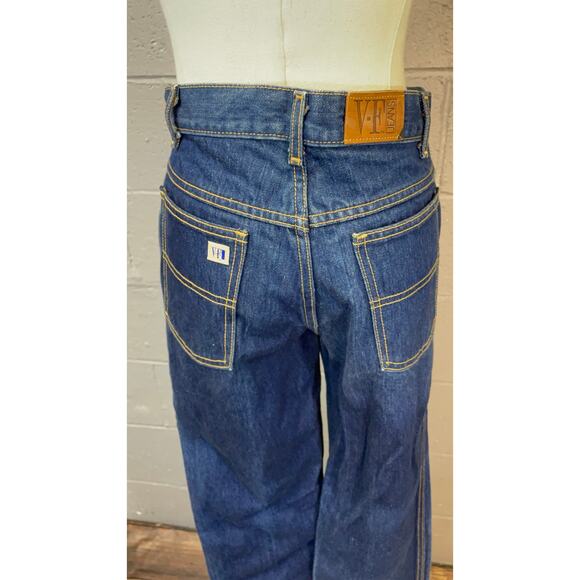 Vintage VF Dark Wash High Waist Straight Leg Jeans 30 x 34 - Picture 3 of 10